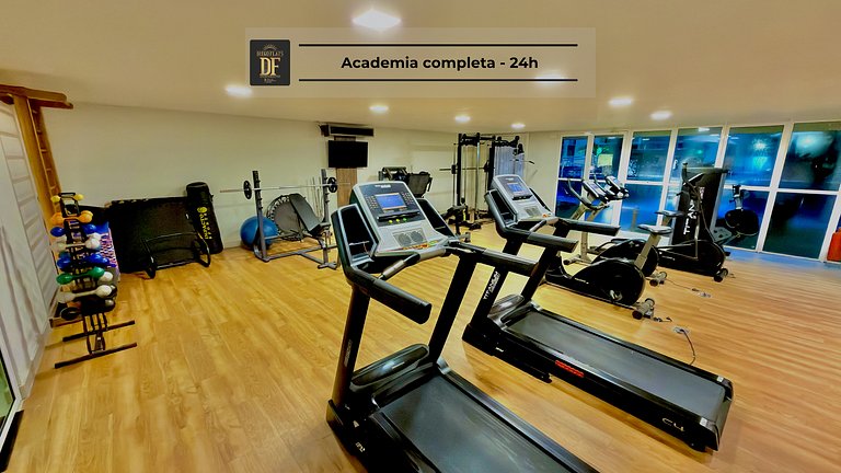 Premium com Conforto e Vista para o Jardim