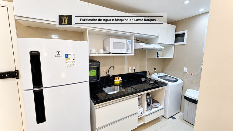 Apartamento Premium, A/C na sala, Vista Mar