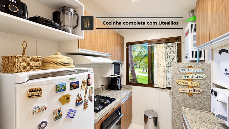 Bangalô Vista Mar, 2 quartos, térreo