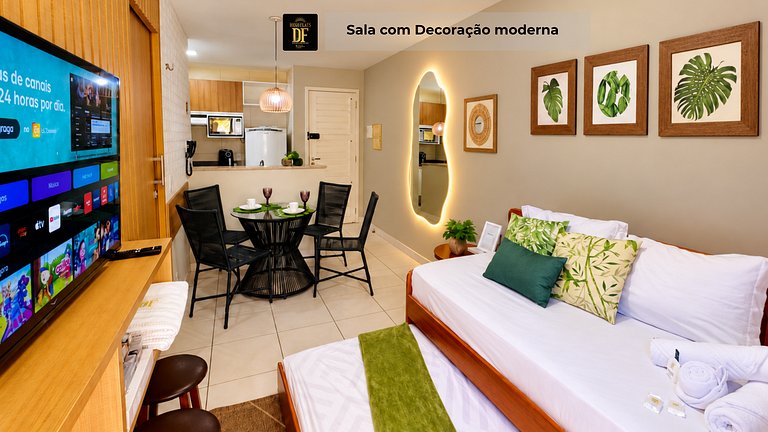 Apartamento no térreo com vista para o jardim no Vg Sun Cumb