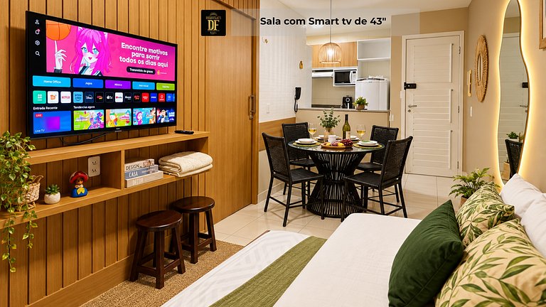 Apartamento no térreo com vista para o jardim no Vg Sun Cumb
