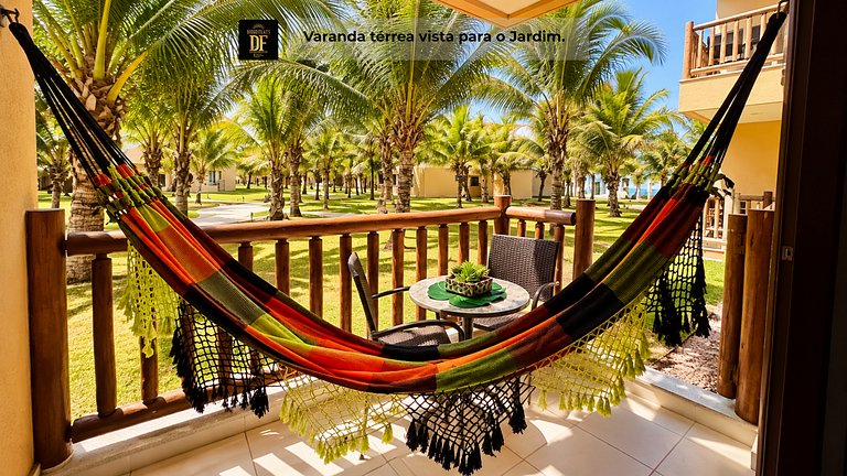 Apartamento no térreo com vista para o jardim no Vg Sun Cumb