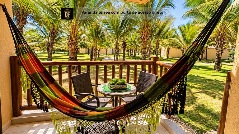Apartamento no térreo com vista para o jardim no Vg Sun Cumb